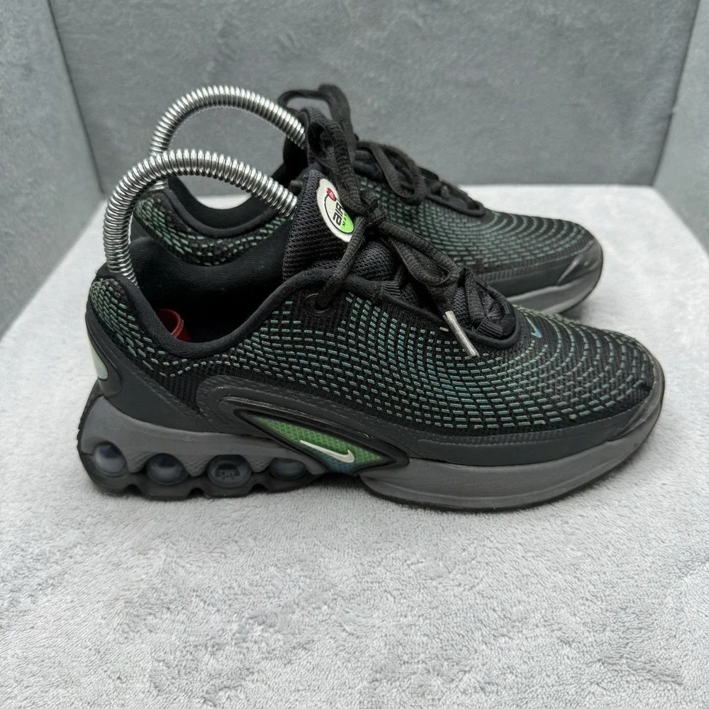 Nike Air Max Dn GS FB8987-010 Black Rage Green Hyper Cobalt Kids Size 3Y